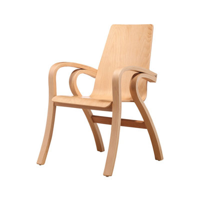 Chaise d'appoint en bois massif Jostin
