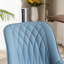Fauteuil de bureau pivotant sans accoudoirs en similicuir rembourré et imperméable-938714780