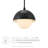 Eclipse Globe Pendant Light In Black-101991421