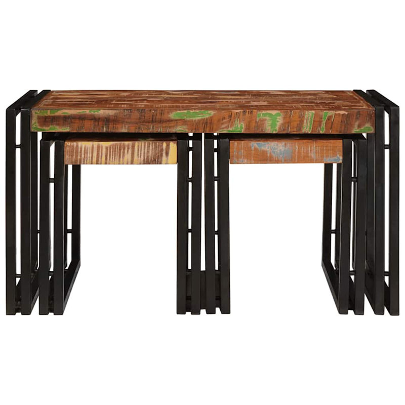 Coffee Table, Distressed Brown