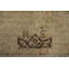 Tapis de salon à motif végétal à teinture abstraite 8 x 10