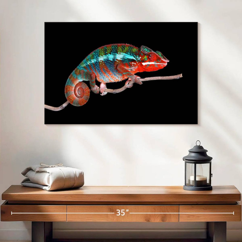 Caméléon panthère mâle, H 16 po x l 24 po