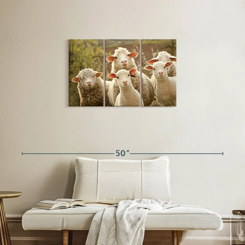 Brampt Stunned Sheep, 20" H x 33" W