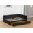 Daybed With Storage Drawers Upholstered Corner Bed With L Shaped Headboard Velvet Daybed Frame For Living Room Guest Room