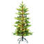 Arbre de Noël 6 pi avec 250 lumières à DEL blanc chaud, 694 pointes en PE + PVC, fil à mémoire à dépliage automatique, structure à charnières et support en métal stable - arbre de Noël facile à assembler-118032857