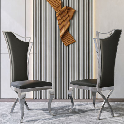 Solid Back Side Chair Dining Chair