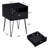 Adra 15.7'' W Metal Nightstand-1333461850