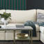 Chaise rembourrée sans accoudoirs avec coussins Duncan-602478060