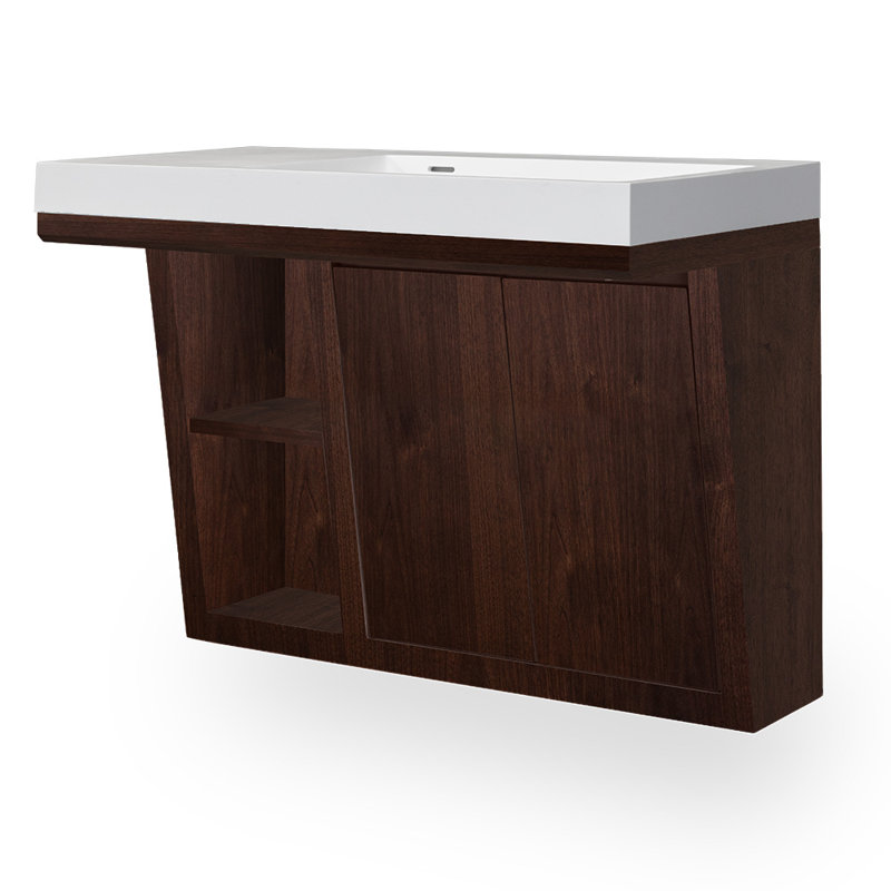 Libera 32'' W Single Vanity, Single-Hole, Smoky Walnut
