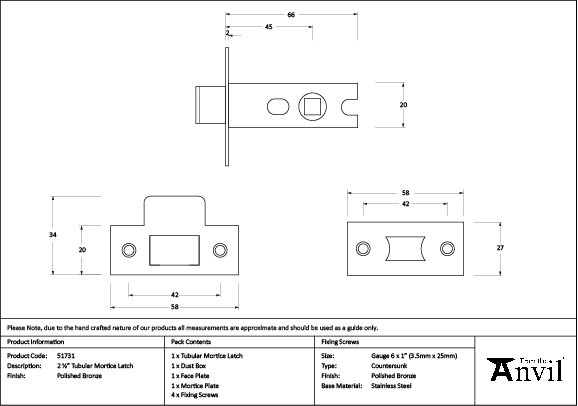 Product Dimensions