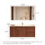 Meuble-lavabo mural en bois d'hévéa avec lavabo en céramique intégré et armoire à pharmacie intelligente-1703899126