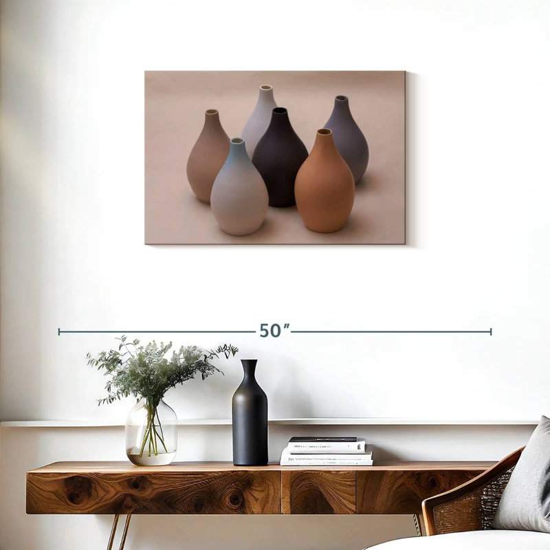 Vases minimalistes, H 20 po x l 30 po