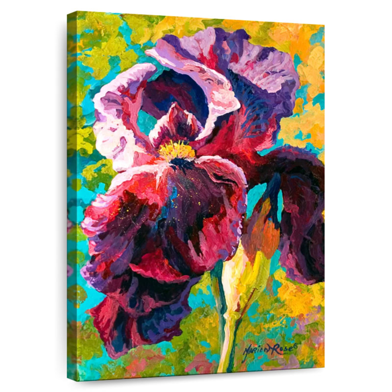 Iris Study I, 45" H x 30" W