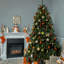 The Holiday Aisle® Dunhill Fir Tree with Multicolor Lights-551881115