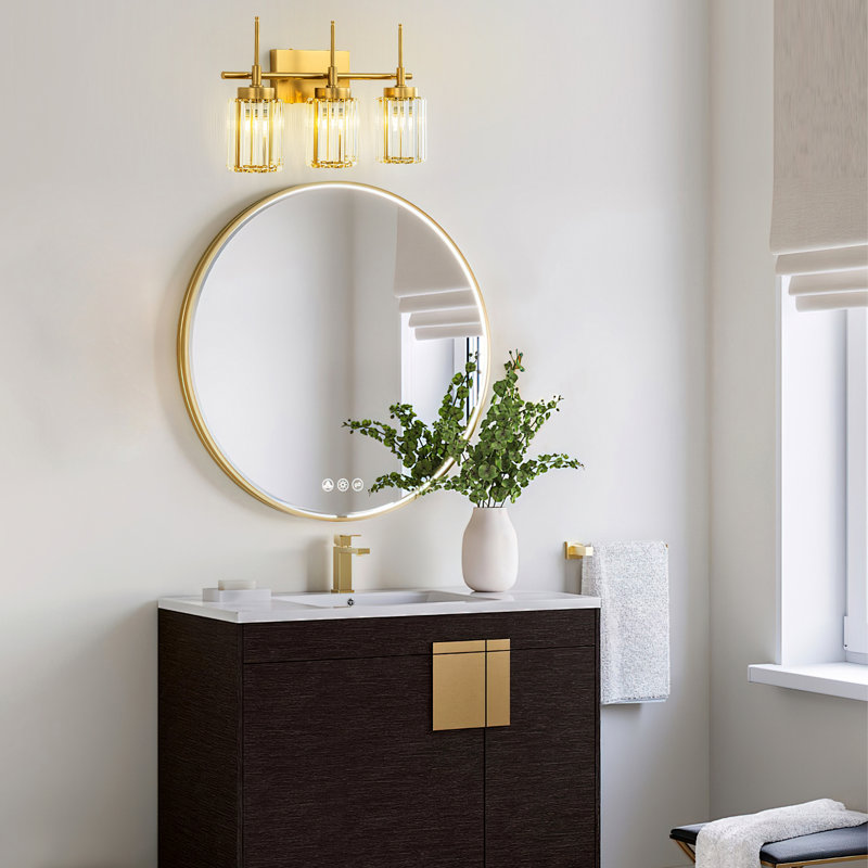 Edgars Dimmable Vanity Light, Gold, 3