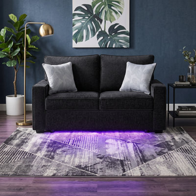 Gita Loveseat Black