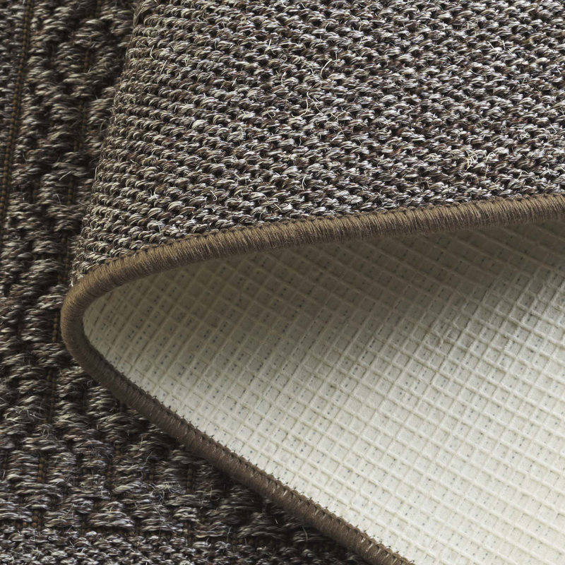 Tapis en sisal tissé jacquard Palm Beach, Rectangle de 5 pi x 8 pi