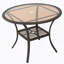 Table d'extérieur en résine, ancienne version 56225.00TBLBRN