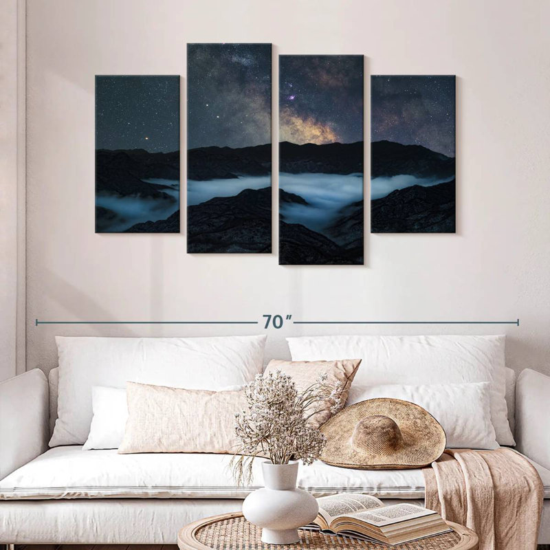 Oberle Milky Way Over Mountains