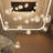 26-lights Rectangular Crystal Chandeliers Led Dimmable Light-220099964