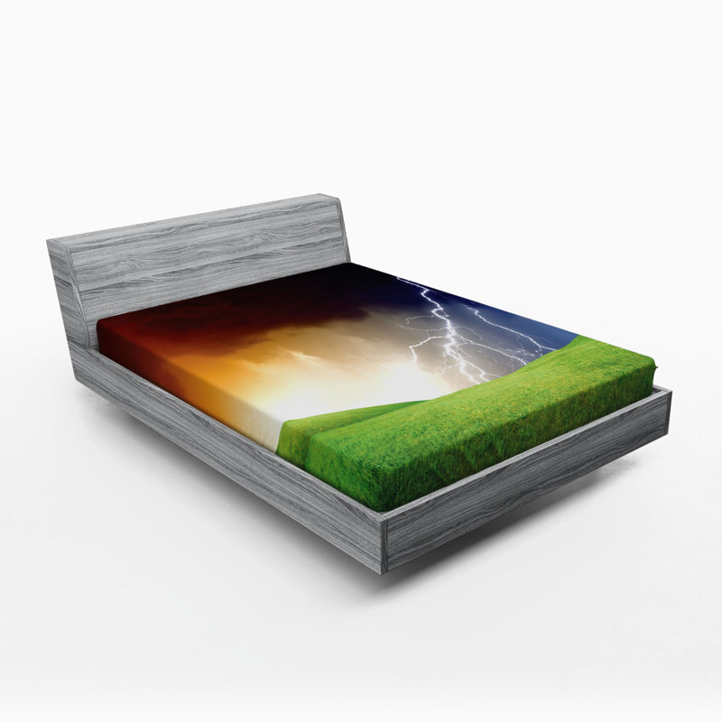 Drap ajusté nature, Double