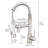 LED Kitchen Faucet With Pull Down Sprayer, Single Handle Single Lever Kitchen Sink Faucet