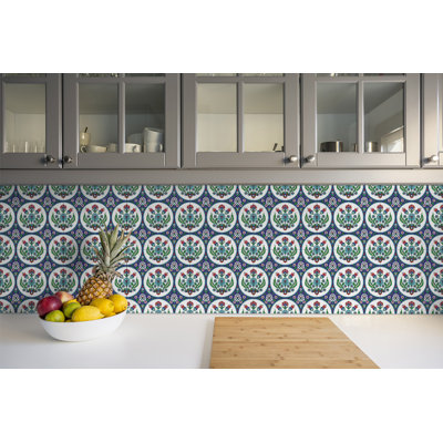Holness 30cm W x 30cm L Vinyl Peel and Stick Field Tile