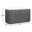 Meuble-lavabo simple 60 po avec plateau en pierre composite Cloverfield-93496120-93496119