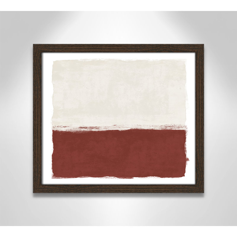 «Intense Rust II - Landscape Version Print» par Natalie Carpentieri, L 15 po x H 13 po, Impression encadrée