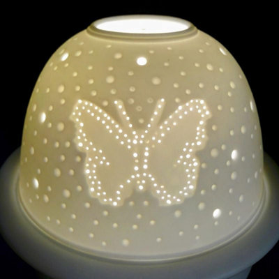 Luminaire papillon en forme de dôme