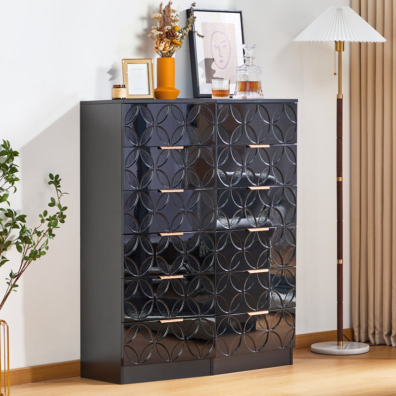 Commode 6 tiroirs Aviva
