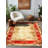 Mottos Beige Red Oriental Machine Printed Cotton Polyester Area Rug-88162247