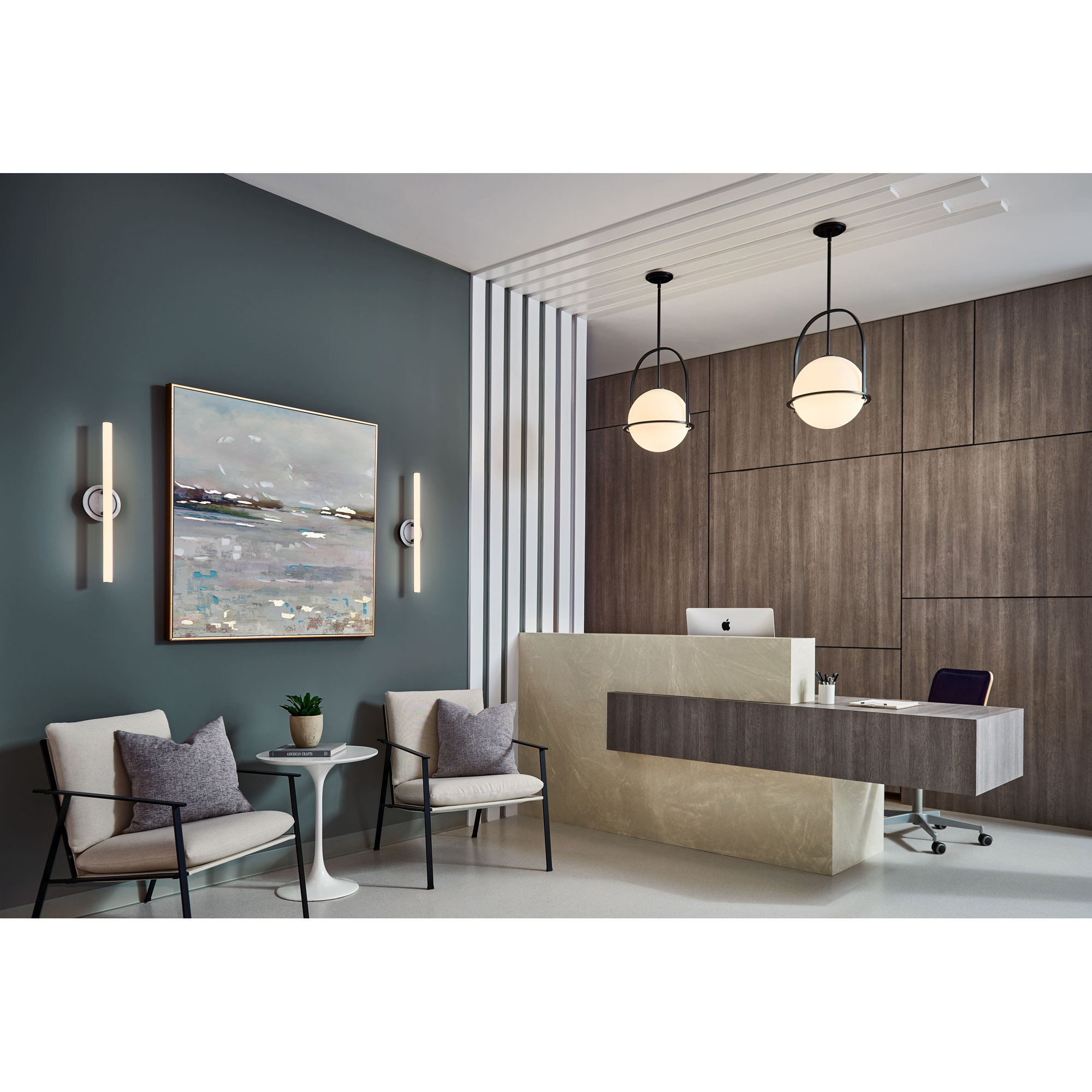 Arie Single Light Pendant w/ Globe Shade, 17" H x 11.5" W x 11.5" D, Black