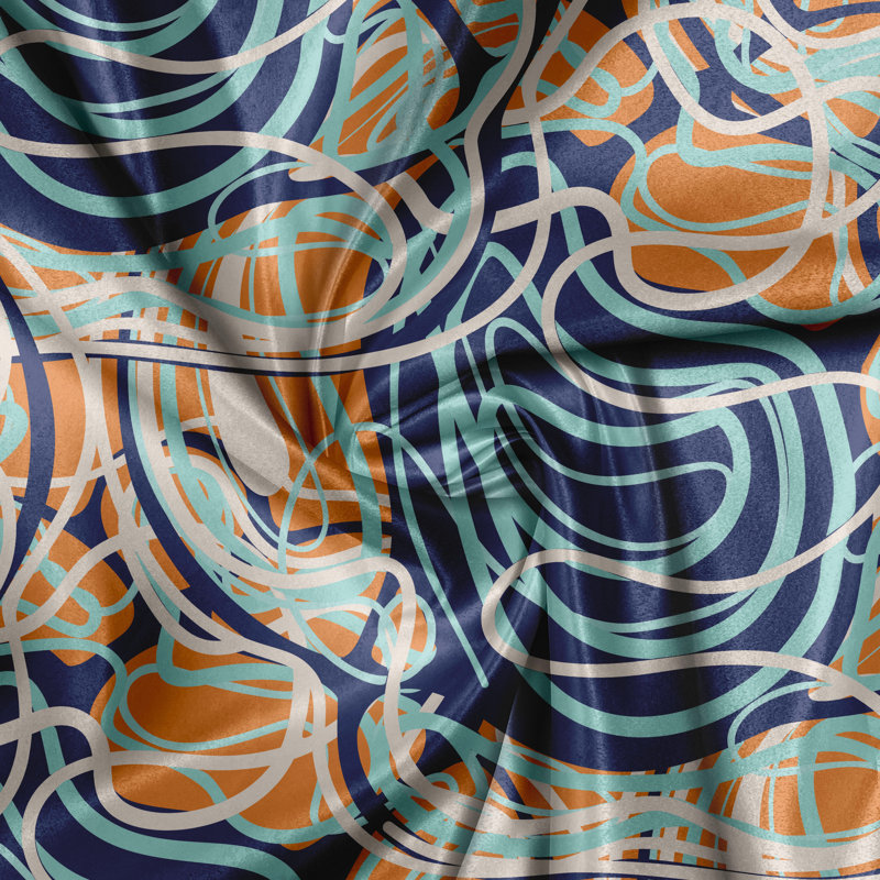 Polyester Semi Sheer Curtain Pair, 140cm W x 400cm L