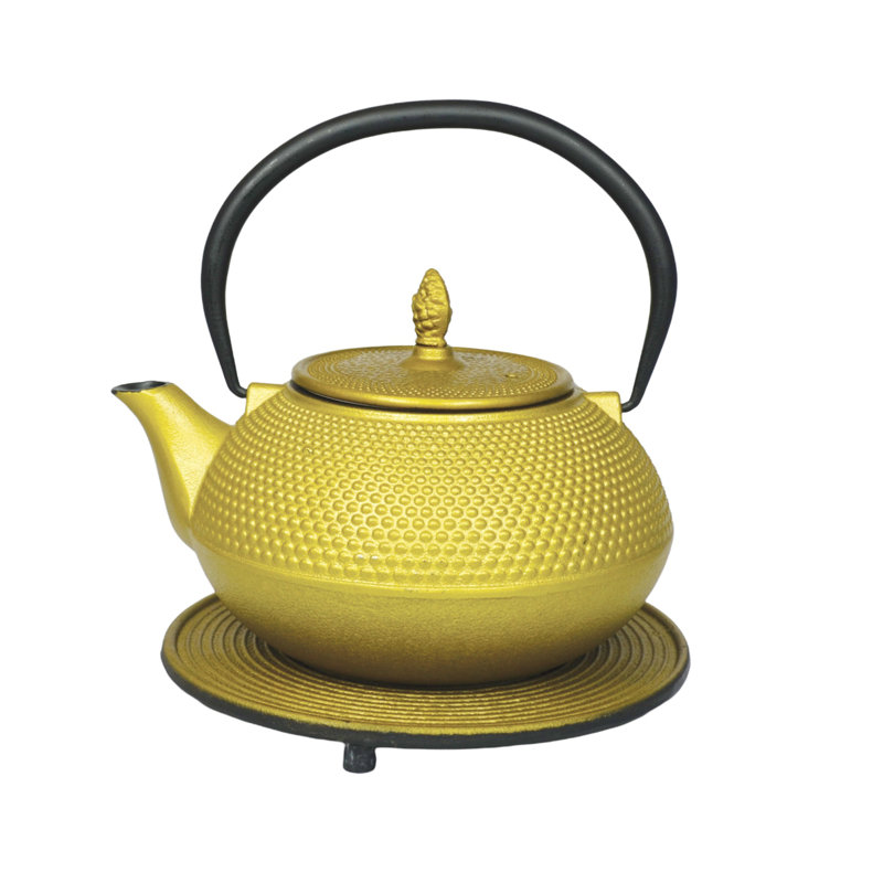 Cloelia 1.2 L Stovetop Safe Teapot, Gold