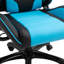 Fauteuil de jeu et de course en cuir polyuréthane à haut dossier