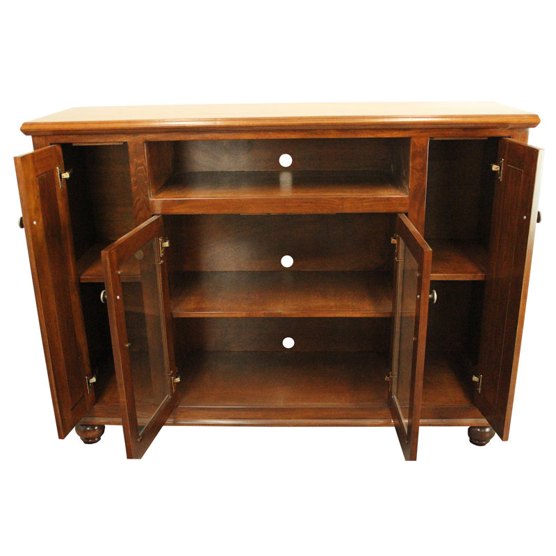 Spoffo TV Stand for TVs up to 60", Havana Gold