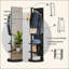 Miroir pleine grandeur, bois d'hévéa + miroir, grand miroir pleine longueur, facile à habiller, à organiser et à placer dans la chambre / le salon / le bureau / le vestiaire-264548334-264548335