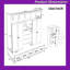 Arbre d'entrée en MDF avec banc, 5 tiroirs, 4 portes et tablettes réglables pour le vestibule Vestia-291643552