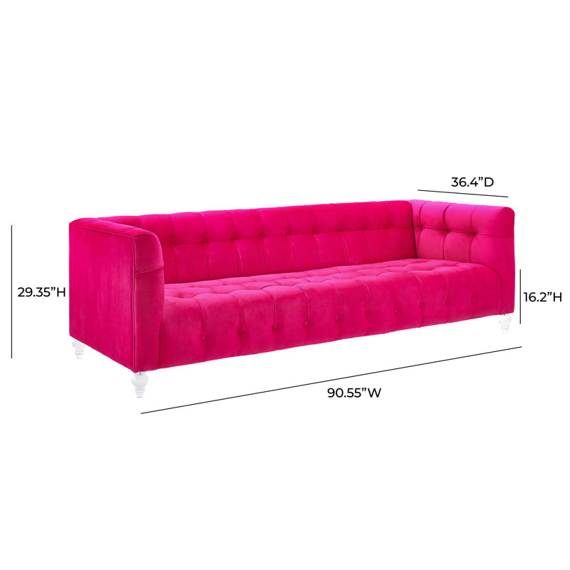 3 Seater Velvet Sofa