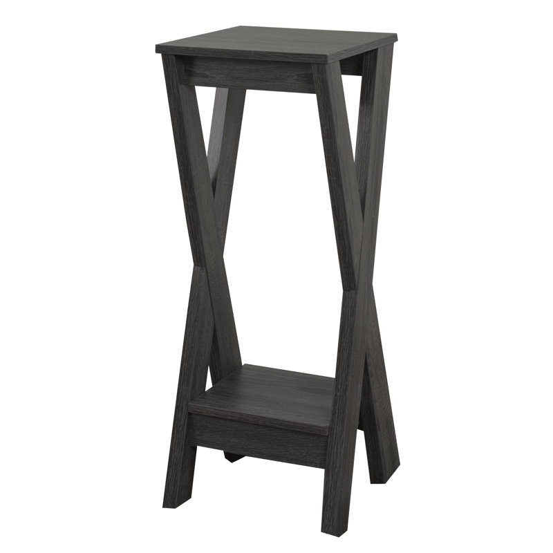 Support à plante Azareel, gris, H 31,93 po x L 11,73 po x P 11,73 po