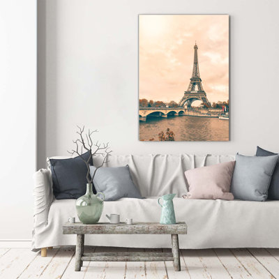 Eiffel Tower Paris - Wrapped Canvas Print