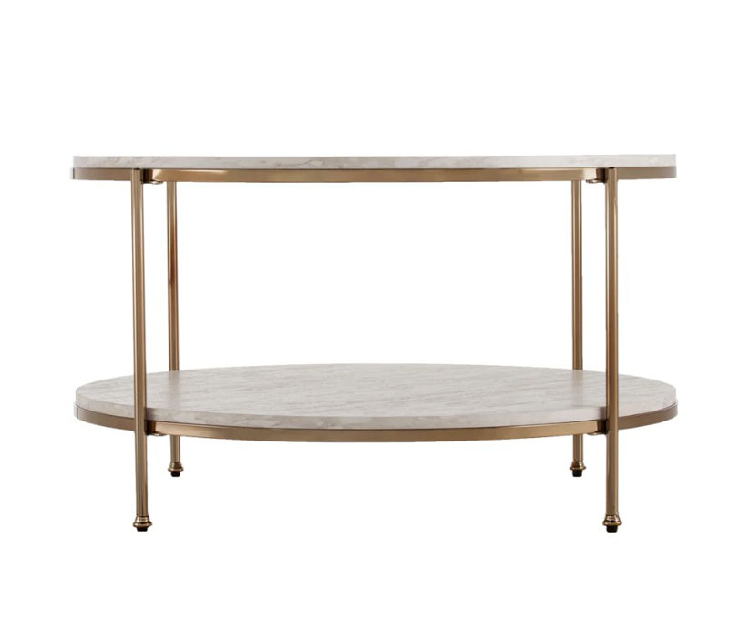 Table basse 33 po, Or