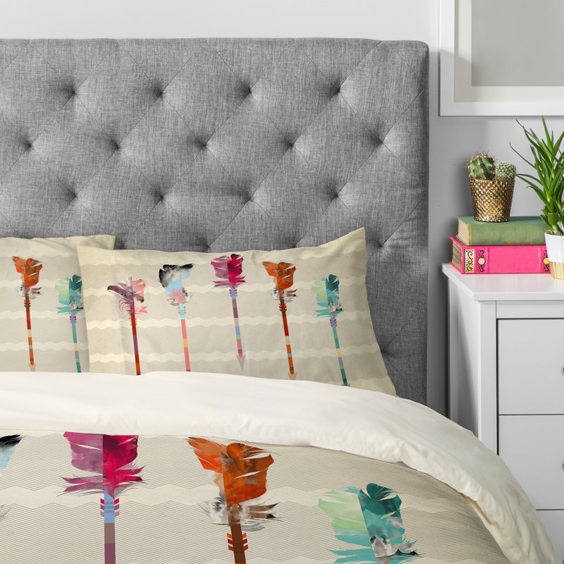 Iveta Abolina Feathered Arrows Pillowcase, King