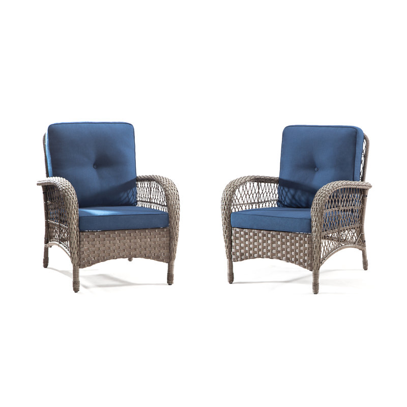 Fauteuil de patio Laytonsville, Bleu