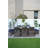 6 - Person Patio Dining Set Umbrella Hole Included Rectangular Table with Cushions Included-93842997-93842996