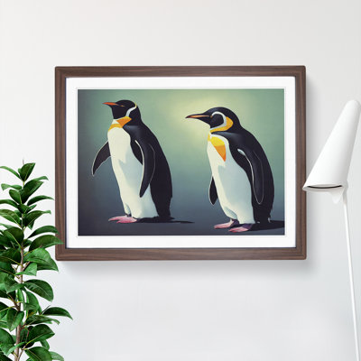 Friendly Penguins - Framed Print