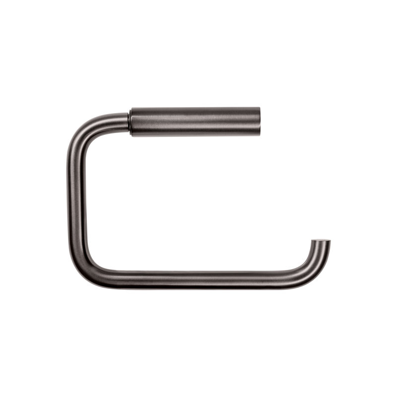 Modo Wall Mounted Toilet Paper Holder, Burnt Metal Metallic