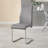 Lenworth Modern Metal and Glass Dining Table Set with 4 Luxury Faux Leather Dining Chairs-737725442