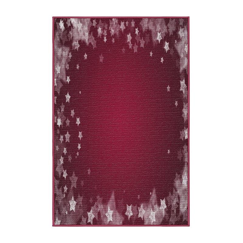 Tapis de zone rouge star, Rectangle 3 pi x 5 pi